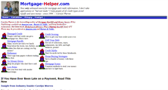 Desktop Screenshot of mortgage-helper.com