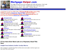 Tablet Screenshot of mortgage-helper.com